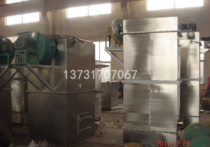 湖南某食品廠定購的不銹鋼袋式除塵器已發貨 湖南某食品廠定購的不銹鋼袋式除塵器已發貨